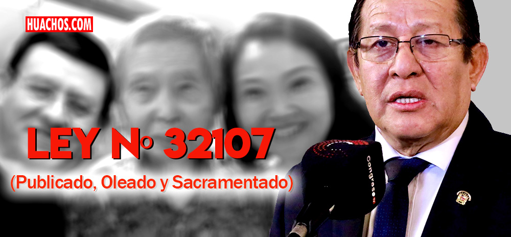 Congreso promulga ley a favor de Alberto Fujimori.